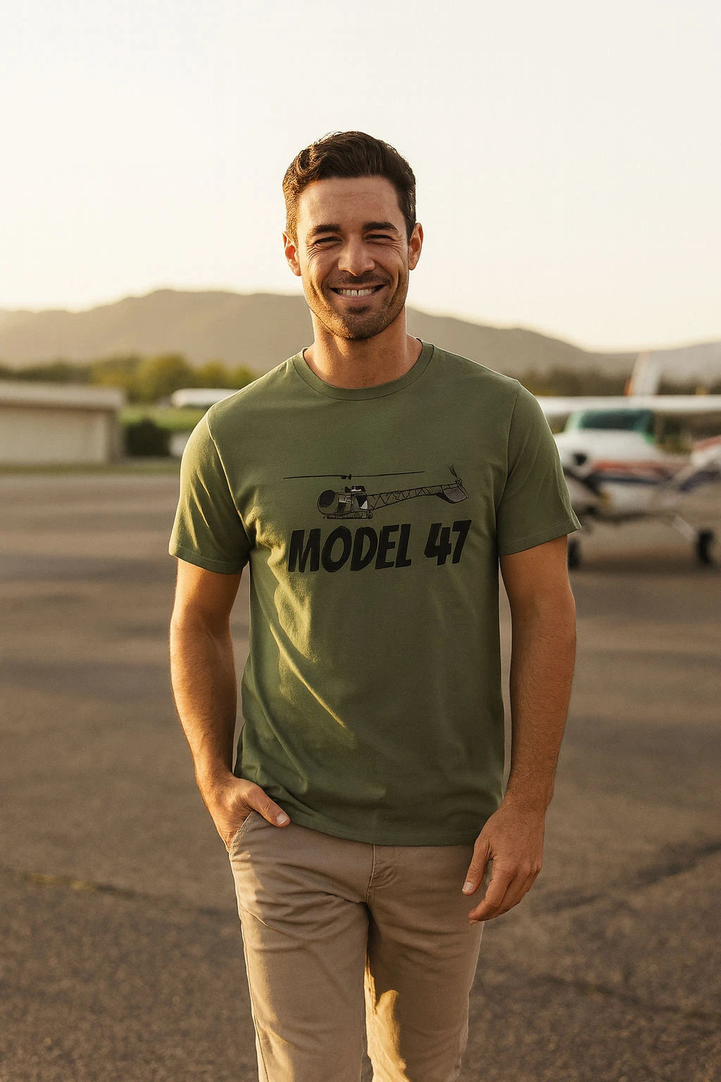 Civilian Helicopter T-Shirts