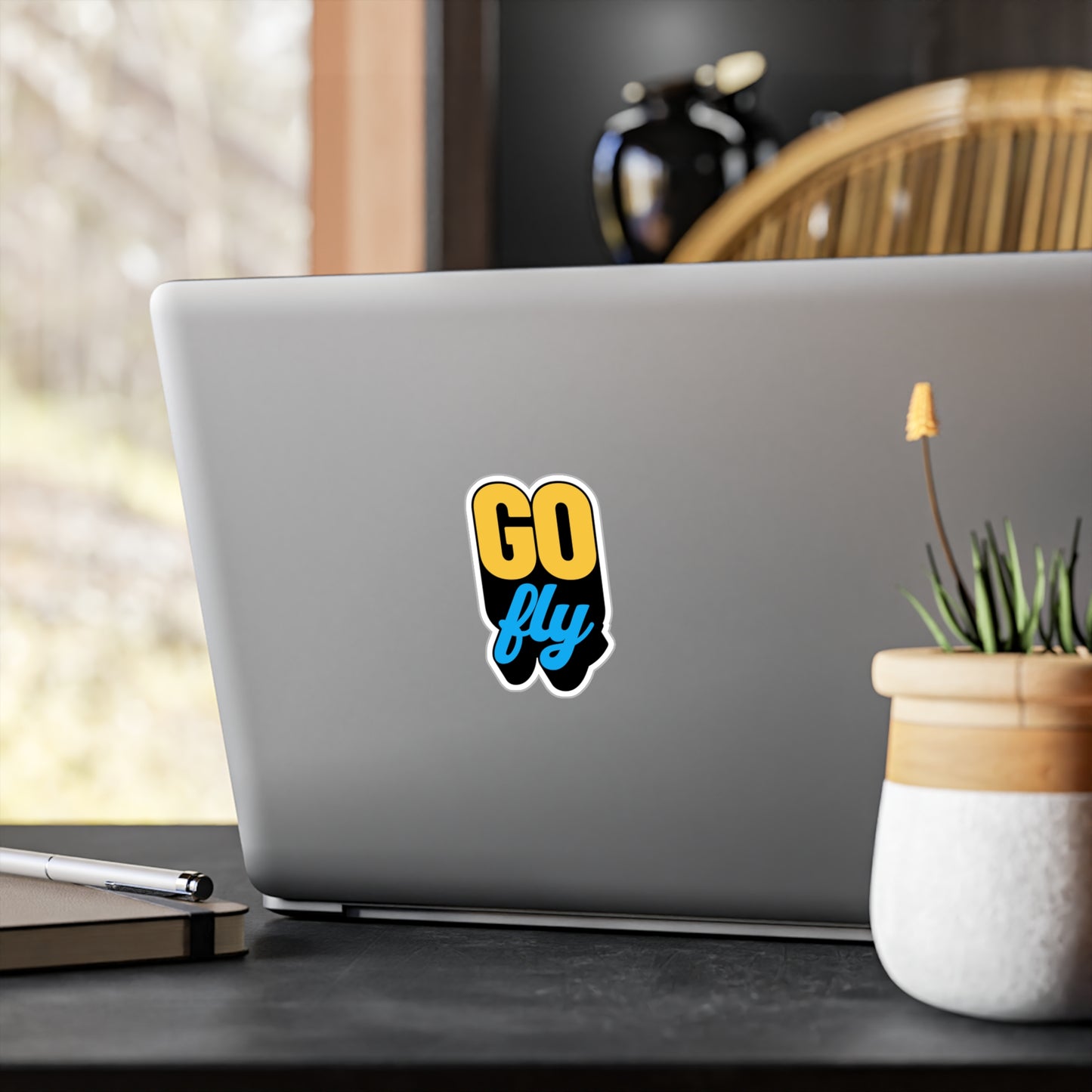 GO FLY Kiss-Cut Vinyl Decal