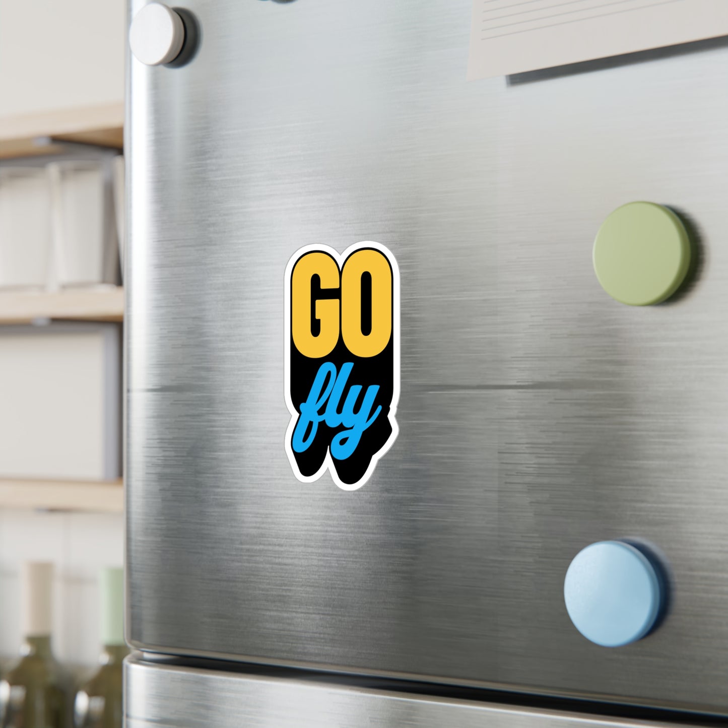 GO FLY Kiss-Cut Vinyl Decal