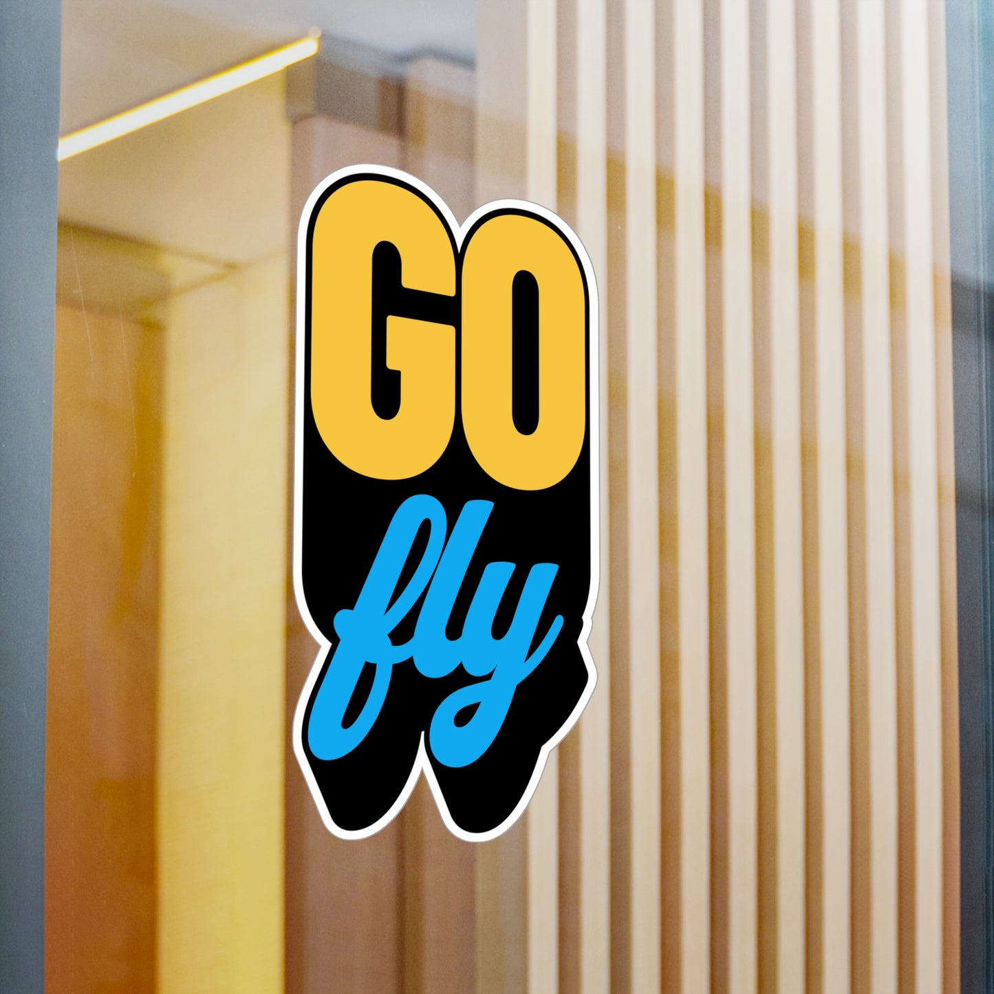 GO FLY Kiss-Cut Vinyl Decal