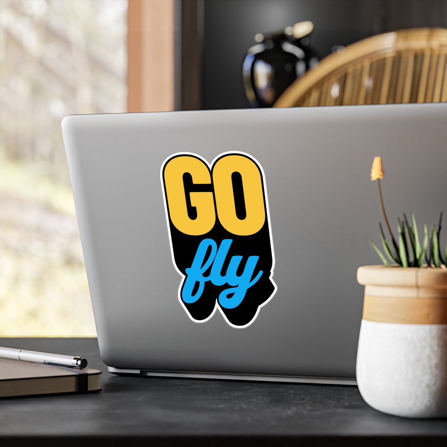 GO FLY Kiss-Cut Vinyl Decal