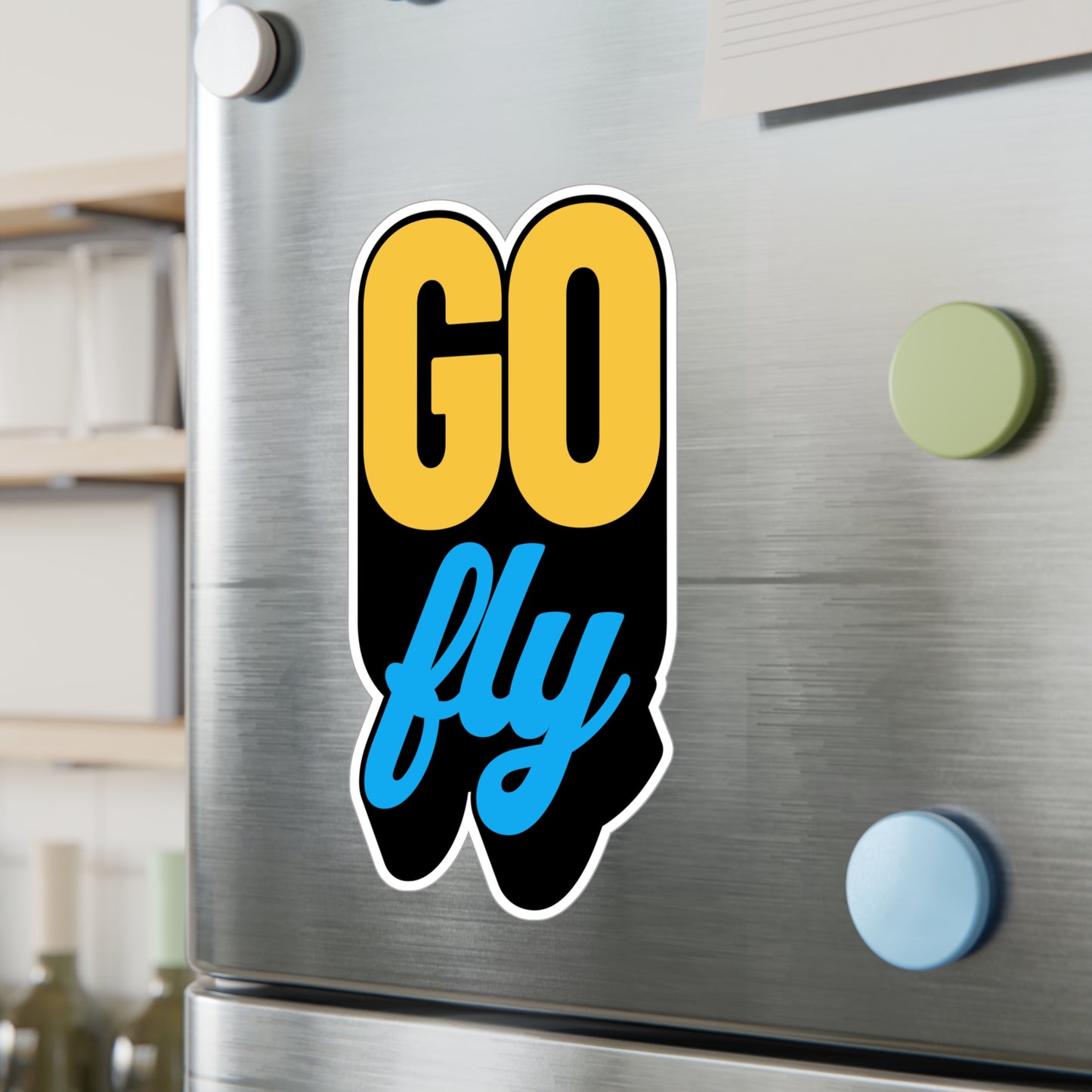 GO FLY Kiss-Cut Vinyl Decal