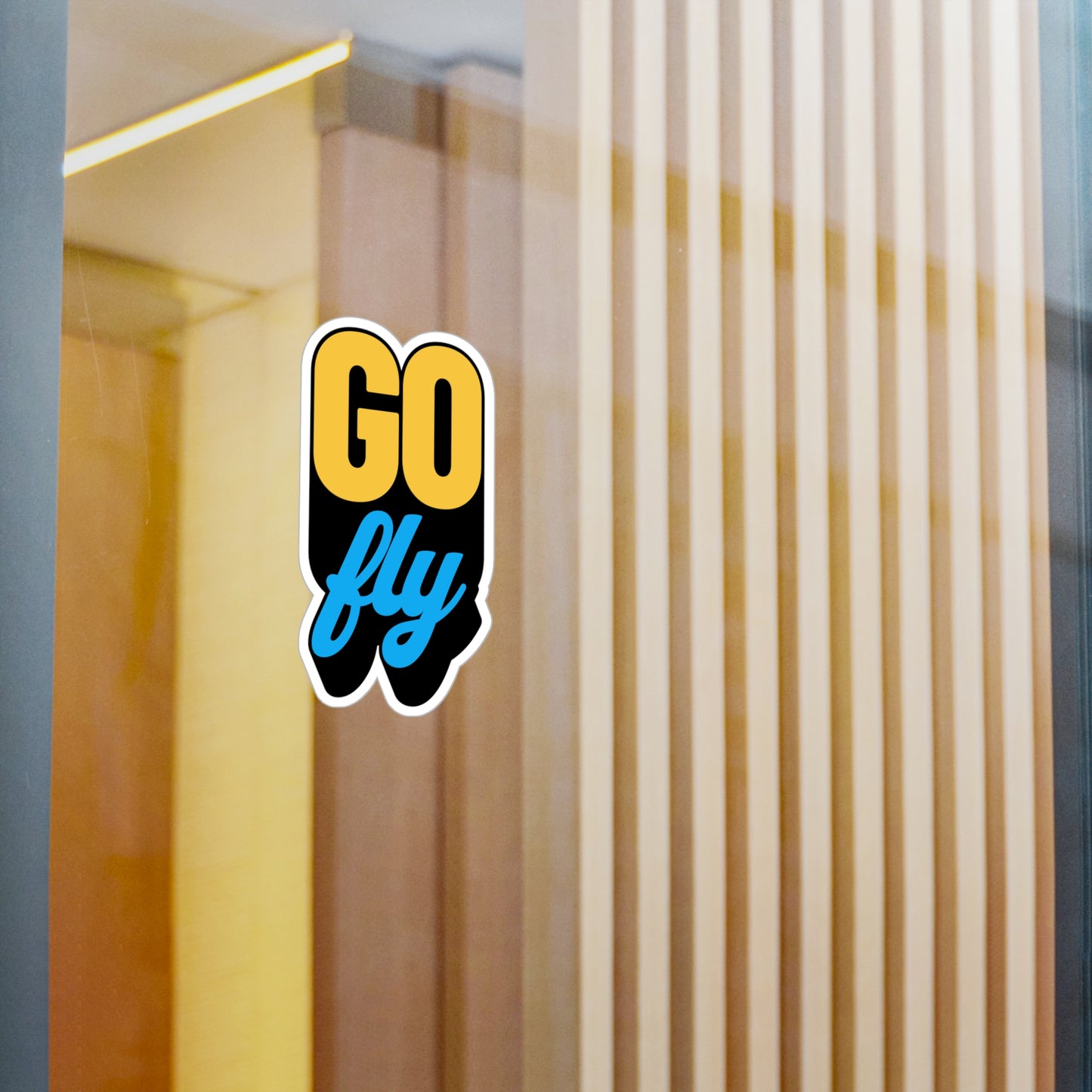 GO FLY Kiss-Cut Vinyl Decal
