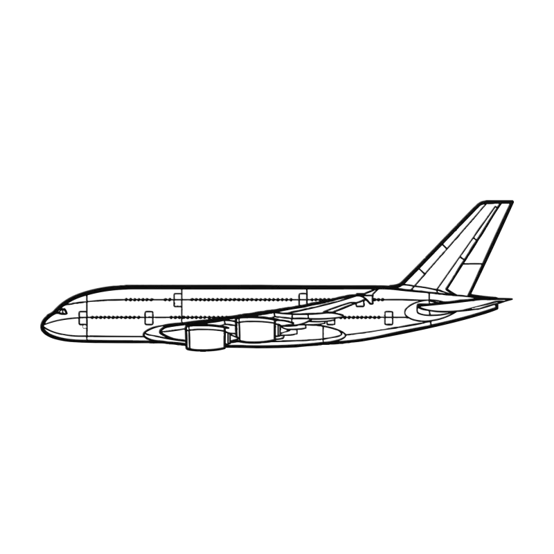A380 Die Cut Metal Wall Art - Sign - Pilot gifts - WWII warbird t-shirt