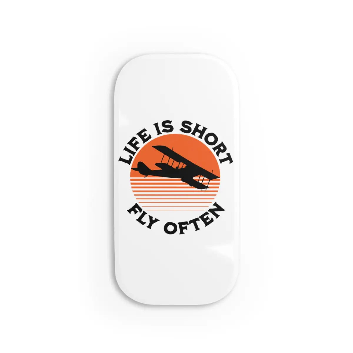 Aviation-Themed Phone Grip - ’Life is Short Fly Often’ - Accessories - Gifts for pilots - Aviation apparel