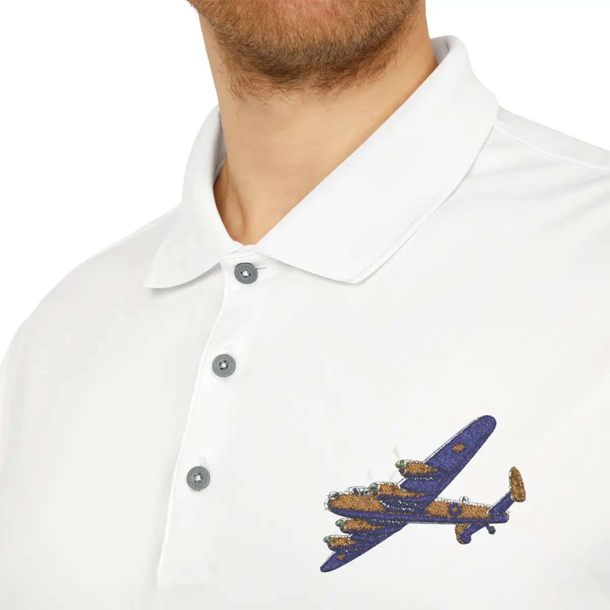 Avro Lancaster Performance Polo - T-Shirt - Pilot gifts - WWII warbird t-shirt