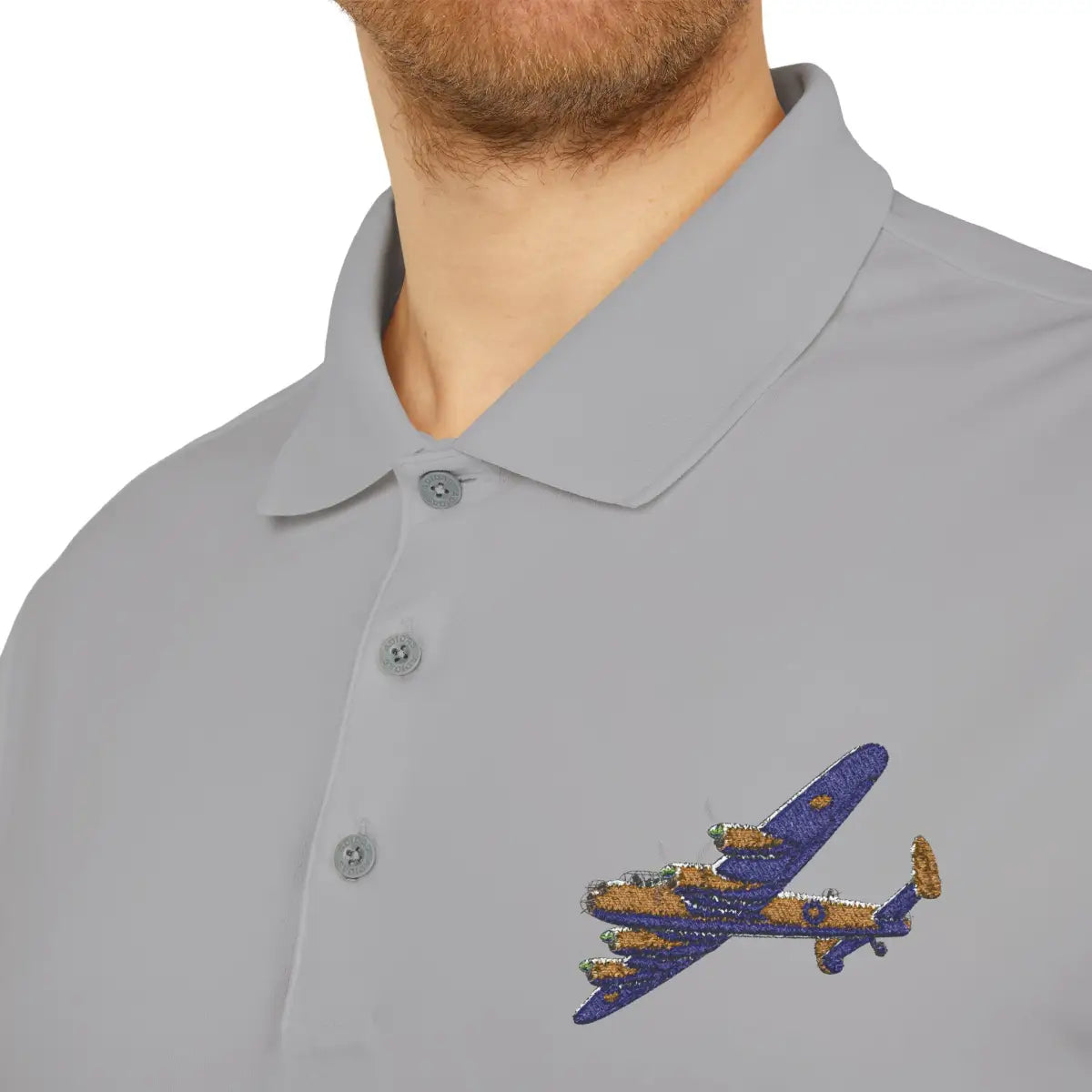 Avro Lancaster Performance Polo - T-Shirt - Pilot gifts - WWII warbird t-shirt