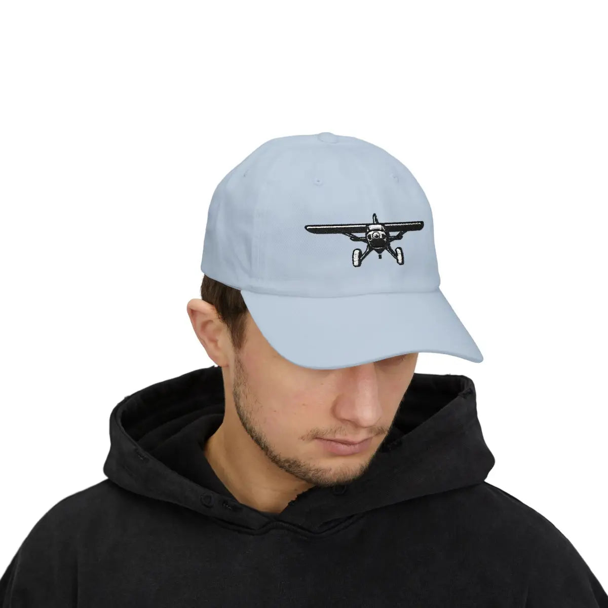 Big Tires Fun - STOL Bush Plane - BW - Hats - Pilot gifts - WWII warbird t-shirt