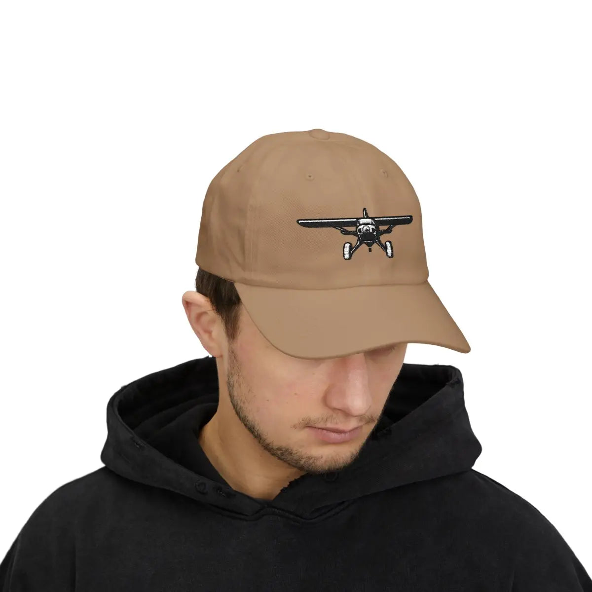 Big Tires Fun - STOL Bush Plane - BW - Hats - Pilot gifts - WWII warbird t-shirt