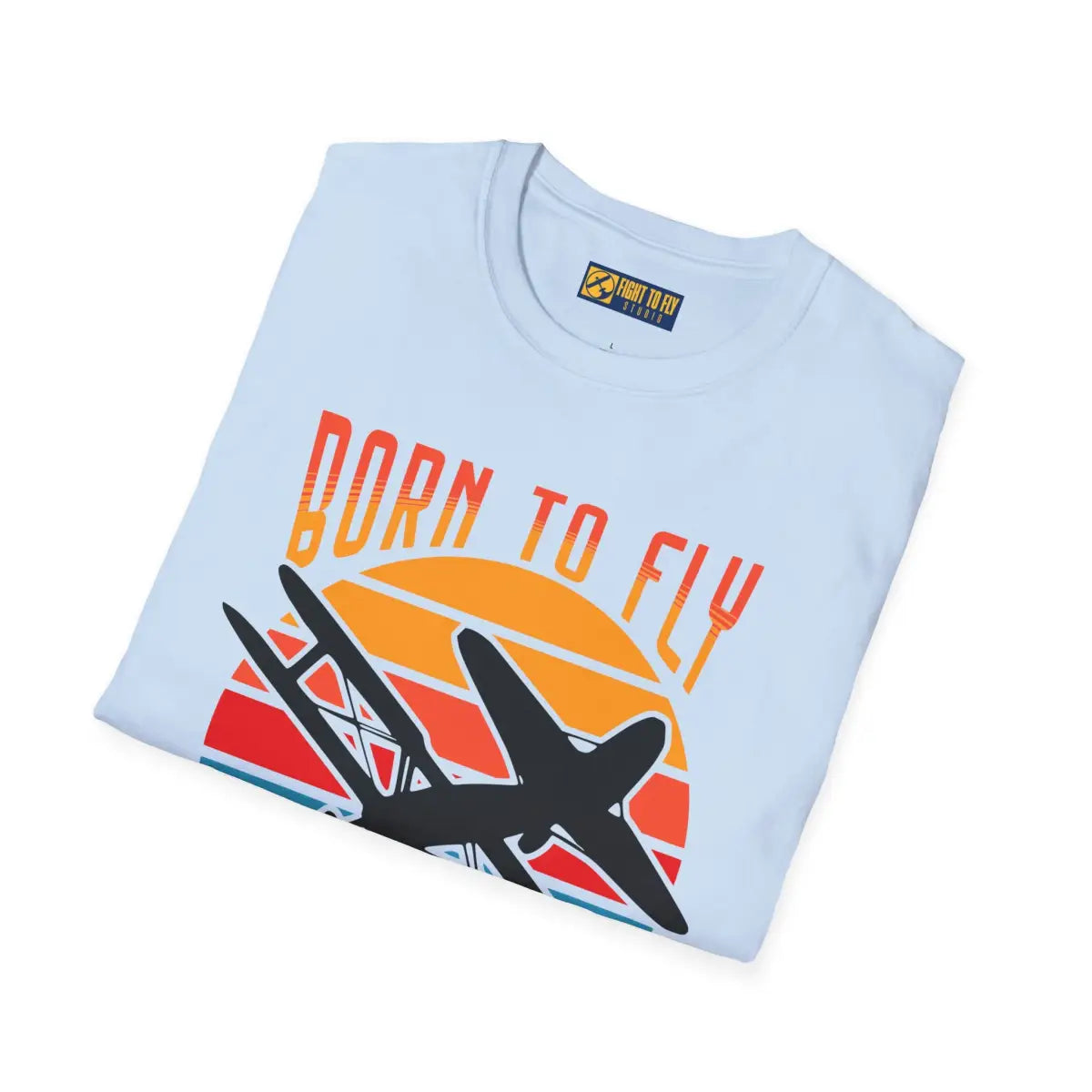 Born to Fly but Forced Work - T-Shirt - Pilot gifts - WWII warbird t-shirt