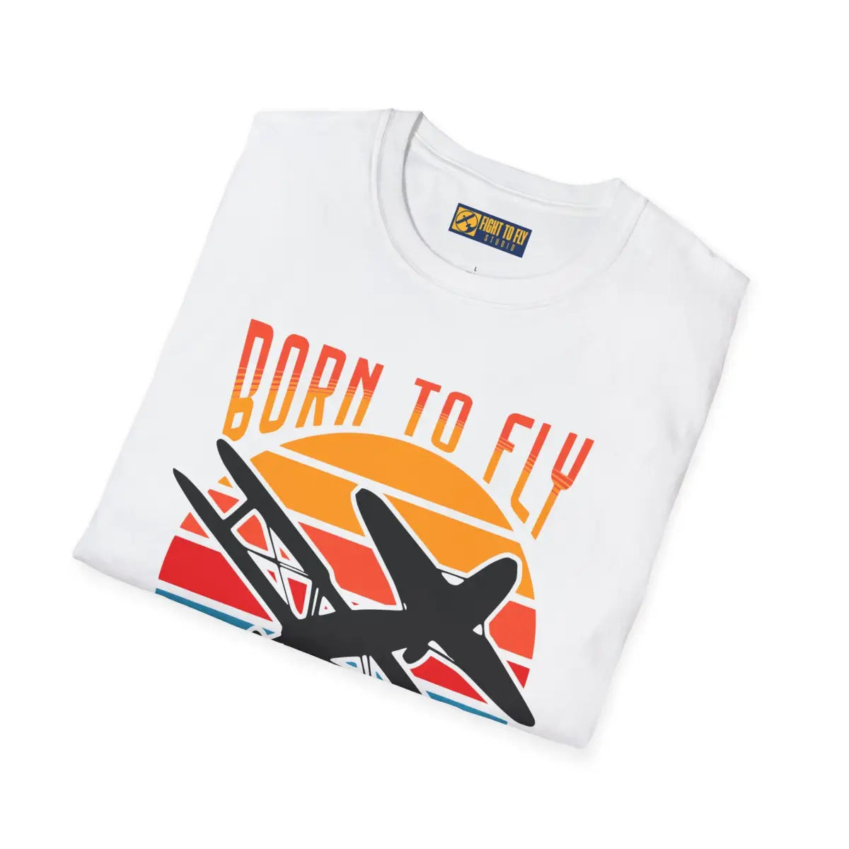 Born to Fly but Forced Work - T-Shirt - Pilot gifts - WWII warbird t-shirt