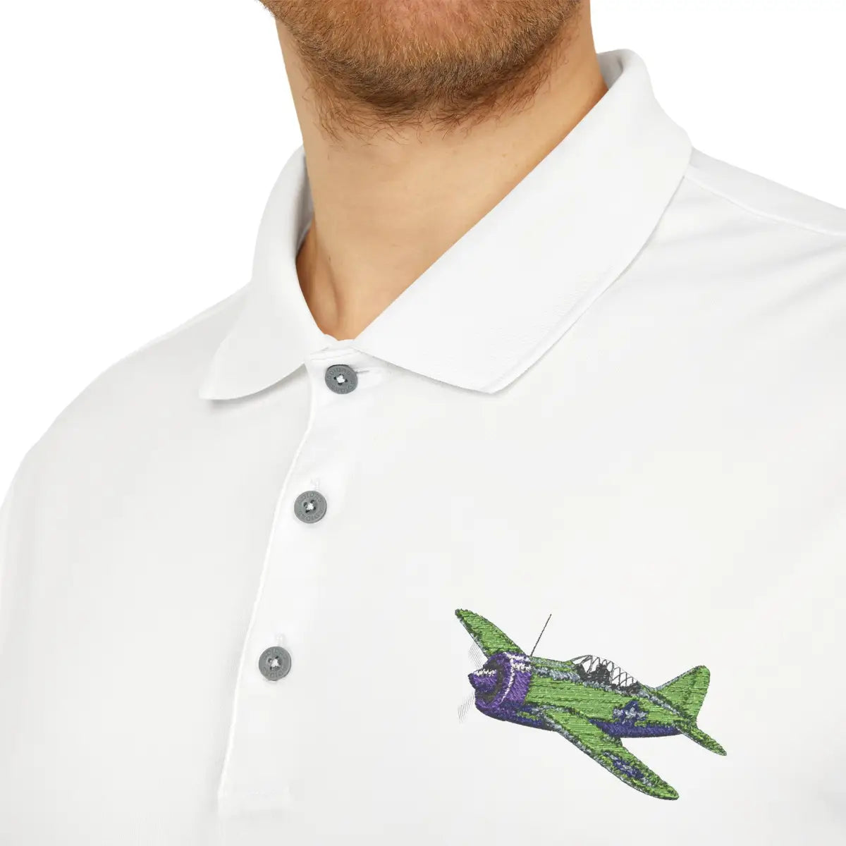 Brewster Buffalo Performance Polo - T-Shirt - Pilot gifts - WWII warbird t-shirt