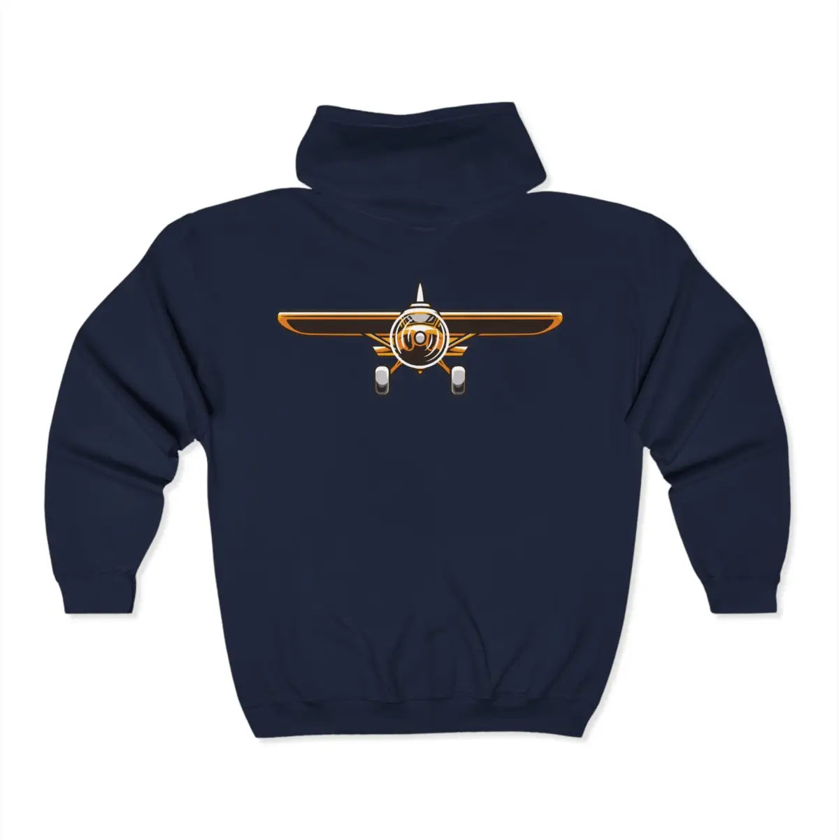 Bush Flyer Full Zip Hoodie - Pilot gifts - WWII warbird t-shirt