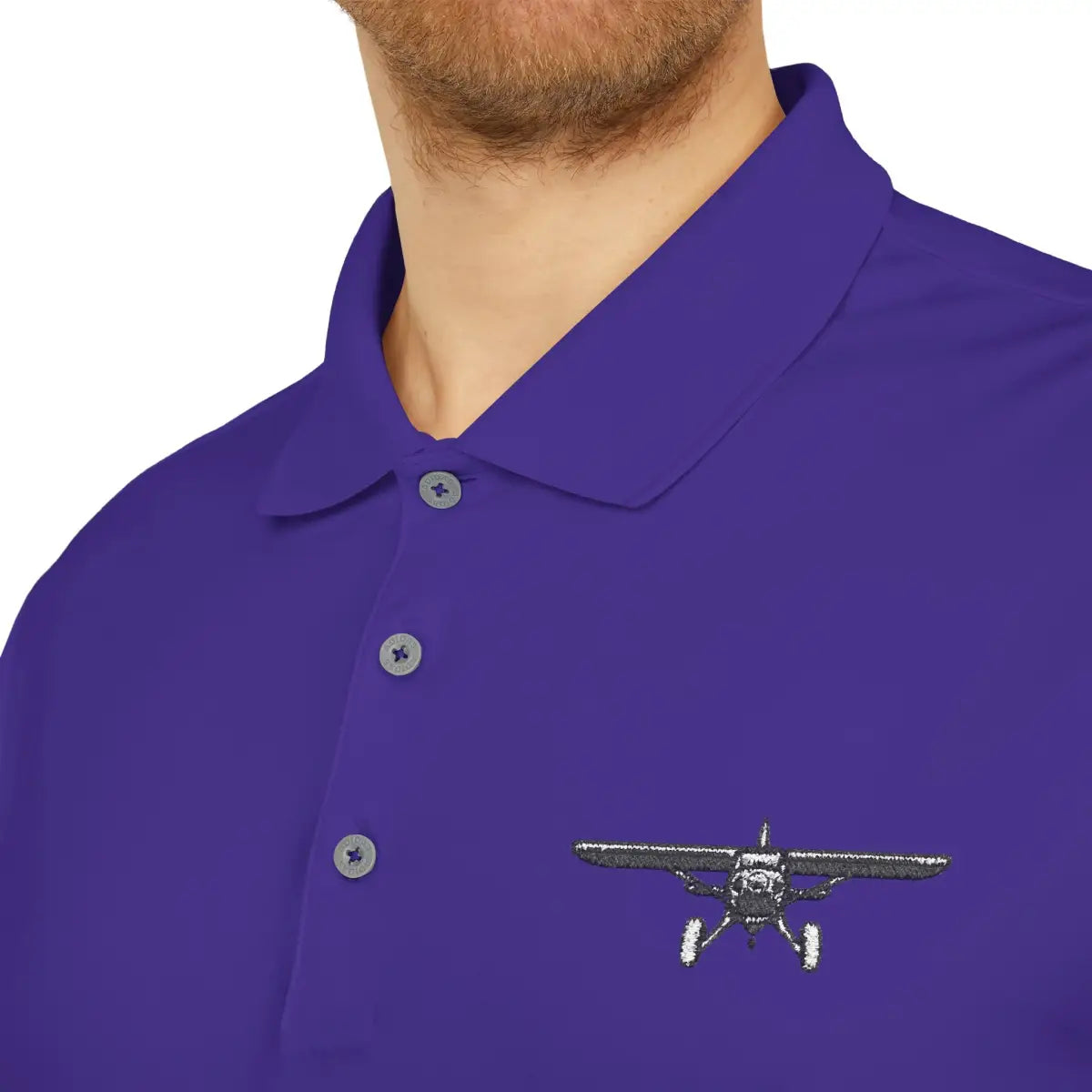 Bush Plane Big Tires - Performance Polo - T-Shirt - Pilot gifts - WWII warbird t-shirt