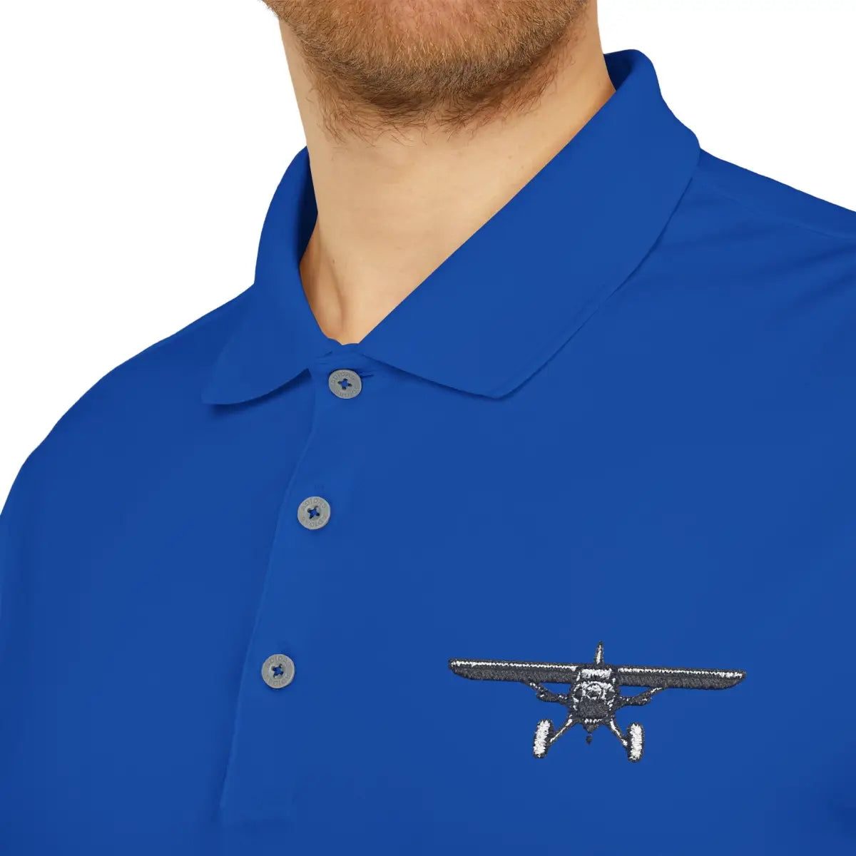 Bush Plane Big Tires - Performance Polo - T-Shirt - Pilot gifts - WWII warbird t-shirt