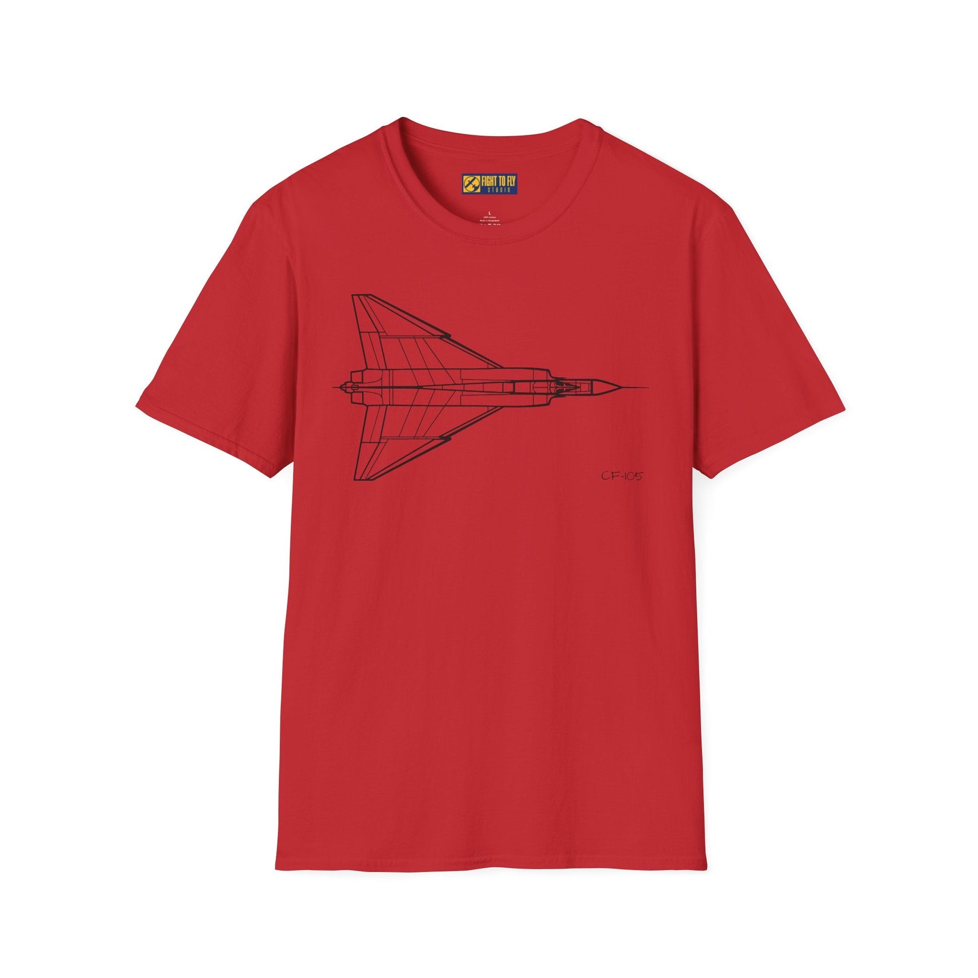 CF-105 T-Shirt – Avro Arrow Supersonic Interceptor Aviation Tee - Pilot gifts - WWII warbird t-shirt