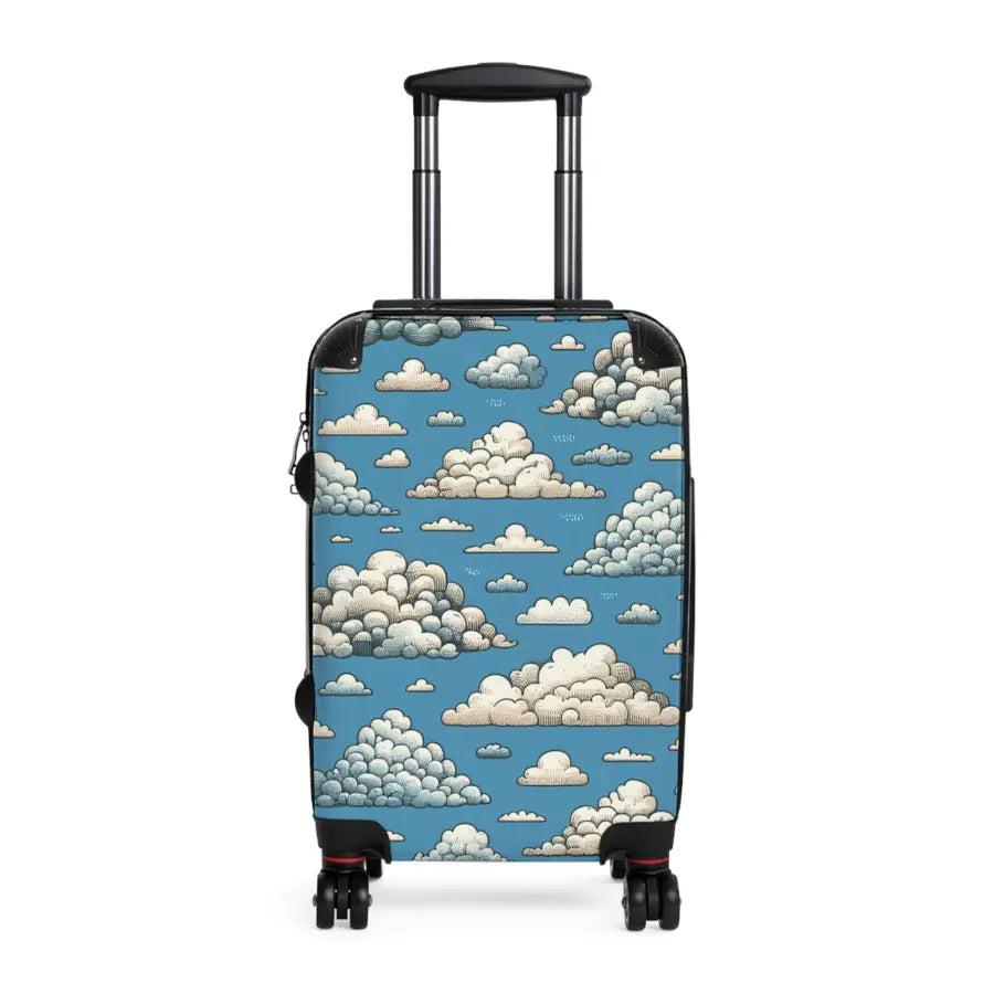 Cloudy Sky Design Suitcase - Stylish Travel Luggage for Adventurers - Bags - Pilot gifts - WWII warbird t-shirt