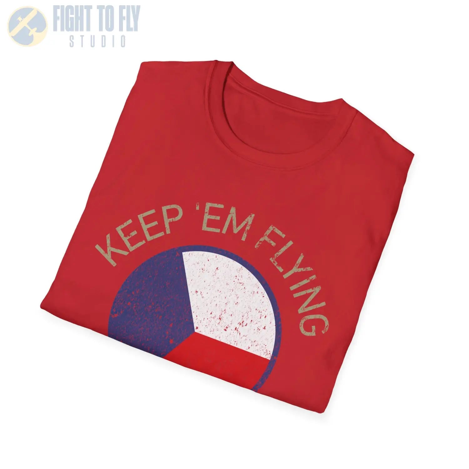 Czechoslovak Air Force Roundel “Keep ’Em Flying” - T-Shirt - Pilot gifts - WWII warbird t-shirt