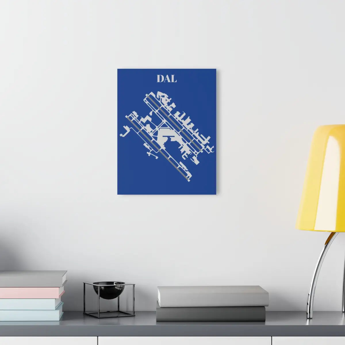 DAL - Dallas Love Field Acrylic Prints - Home Decor - Pilot gifts - WWII warbird t-shirt