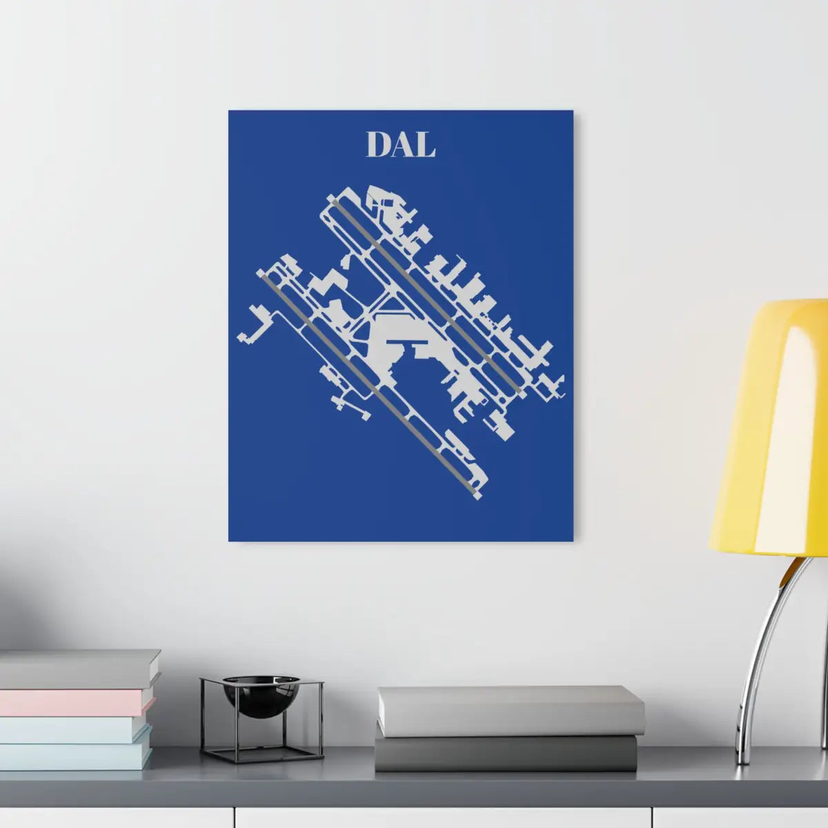 DAL - Dallas Love Field Acrylic Prints - Home Decor - Pilot gifts - WWII warbird t-shirt