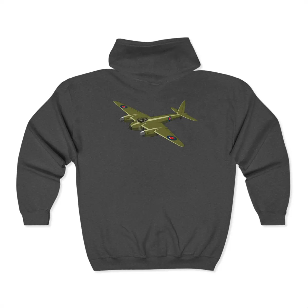DeHavilland Dh. 98 Mosquito Full Zip Hoodie - Pilot gifts - WWII warbird t-shirt