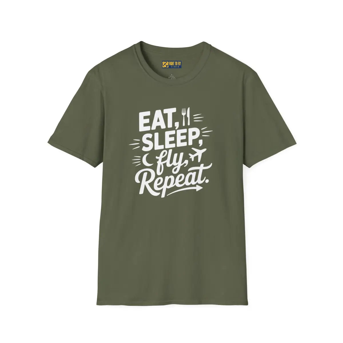 Eat Sleep Fly Repeat – Pilot Routine Aviation Shirt - T-Shirt - gifts - WWII warbird t-shirt