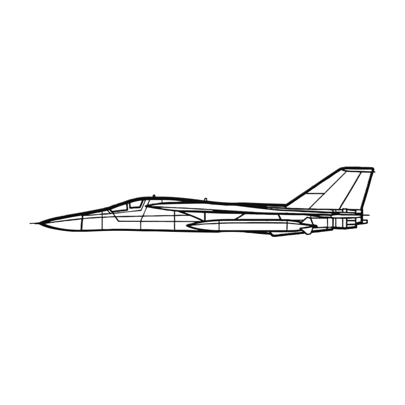 F-111F - Metal Sign - Pilot gifts - WWII warbird t-shirt