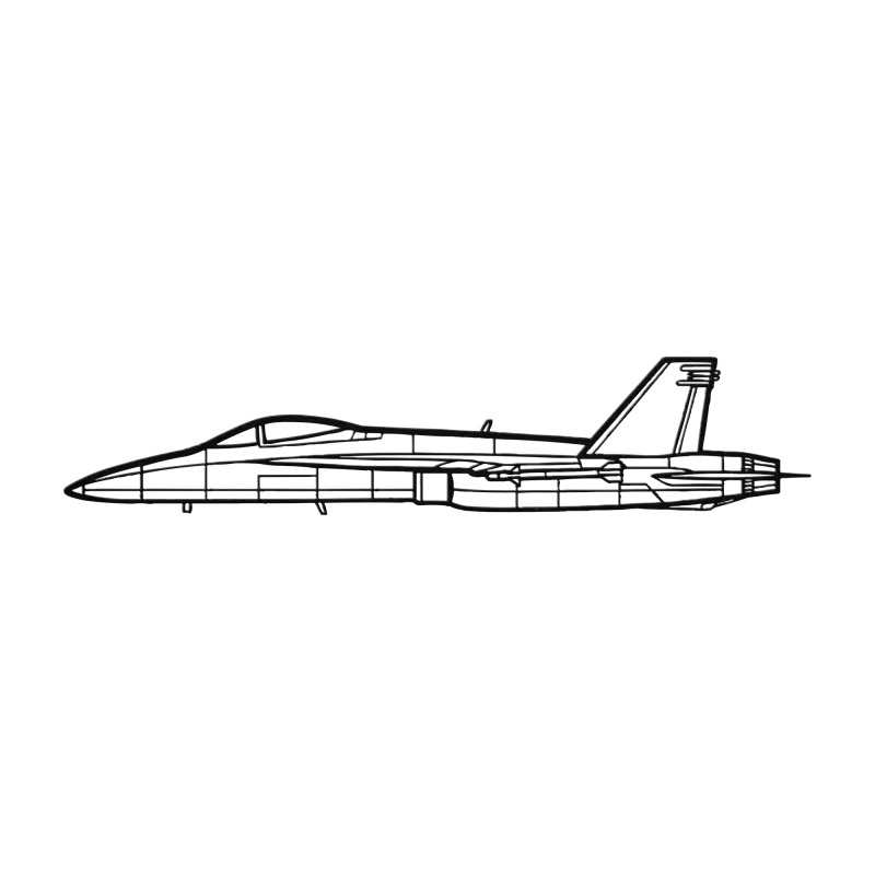 F/A-18C Die Cut Metal Wall Art - Sign - Pilot gifts - WWII warbird t-shirt