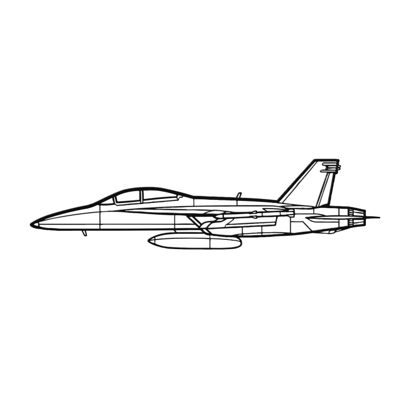 F/A-18F Die Cut Metal Wall Art - Sign - Pilot gifts - WWII warbird t-shirt