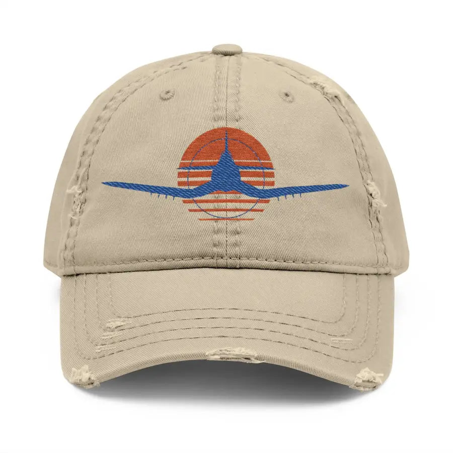 F4U Corsair Distressed Hat (Embroidery) - Hats - Pilot gifts - WWII warbird t-shirt