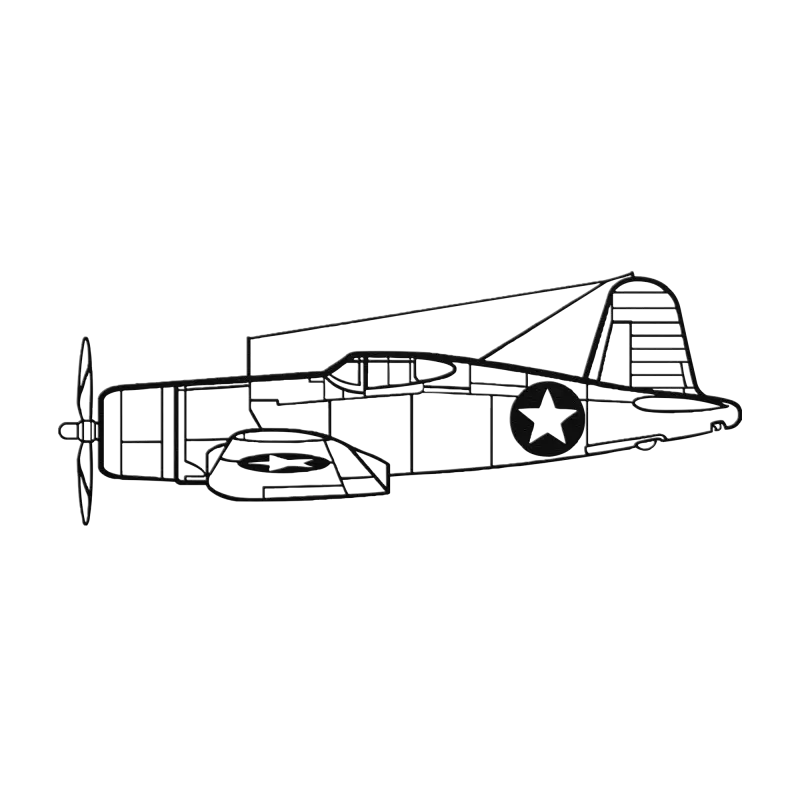 F4U Die Cut Metal Wall Art - Sign - Pilot gifts - WWII warbird t-shirt