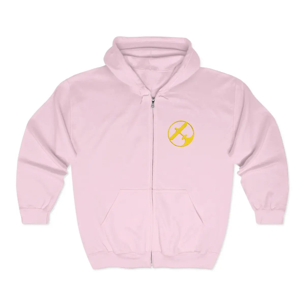 Fight to Fly Logo Full Zip Hoodie - Pilot gifts - WWII warbird t-shirt