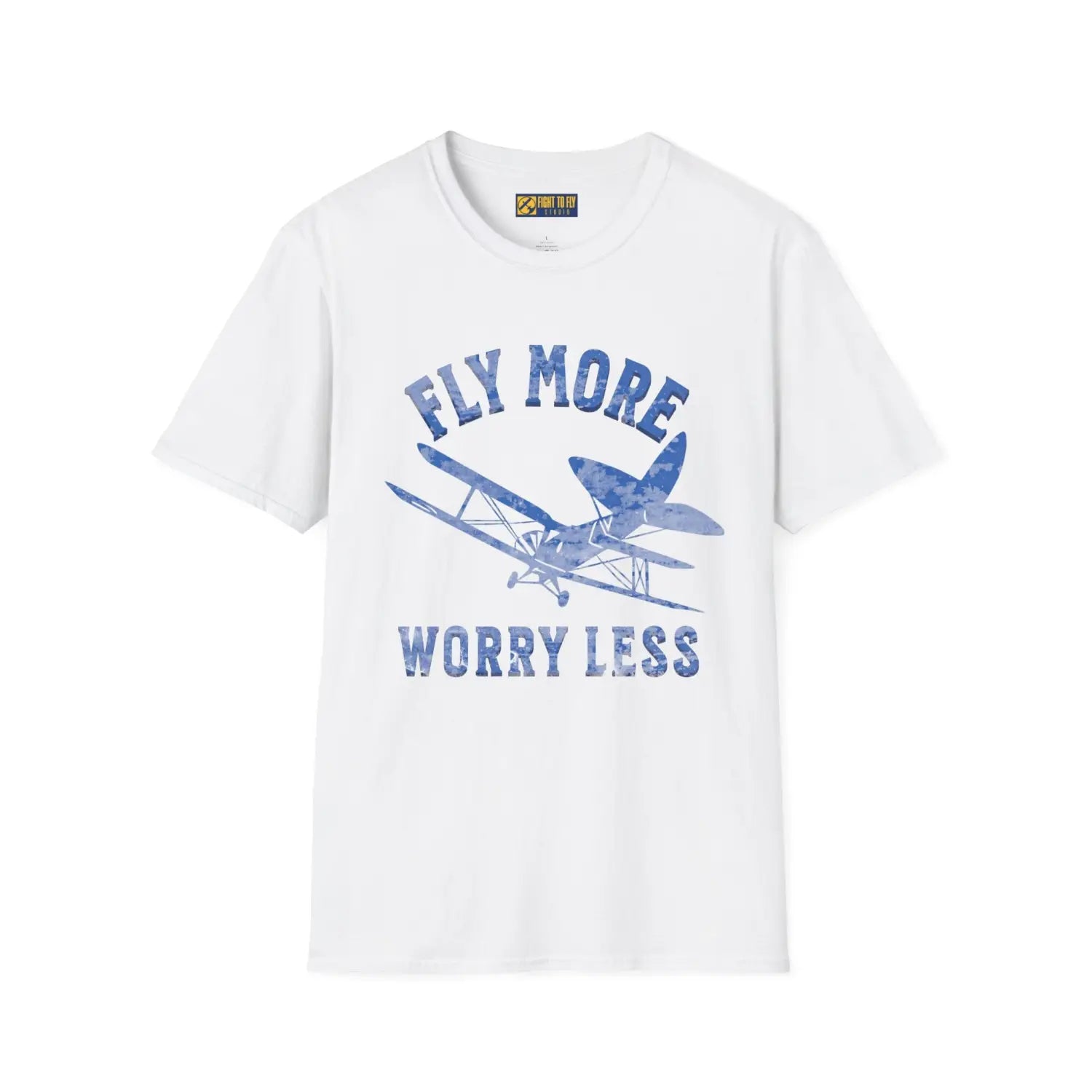 Fly More Worry Less - T-Shirt - Pilot gifts - WWII warbird t-shirt