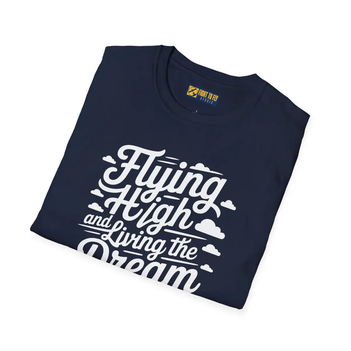 Flying High Living the Dream - T-Shirt - Pilot gifts - WWII warbird t-shirt
