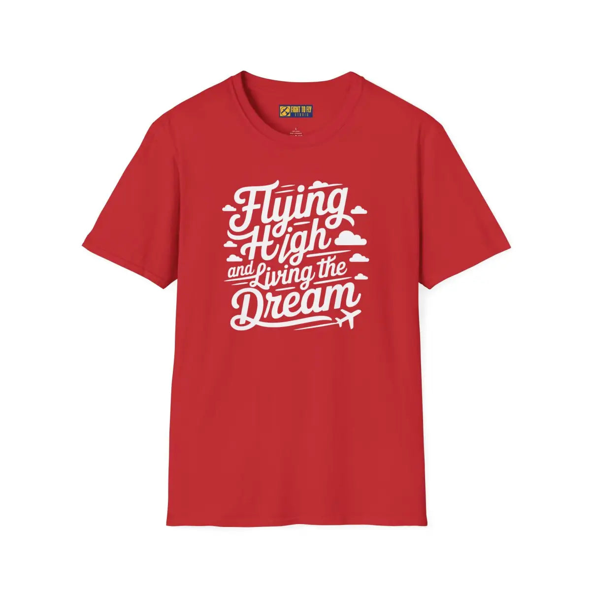 Flying High Living the Dream - T-Shirt - Pilot gifts - WWII warbird t-shirt