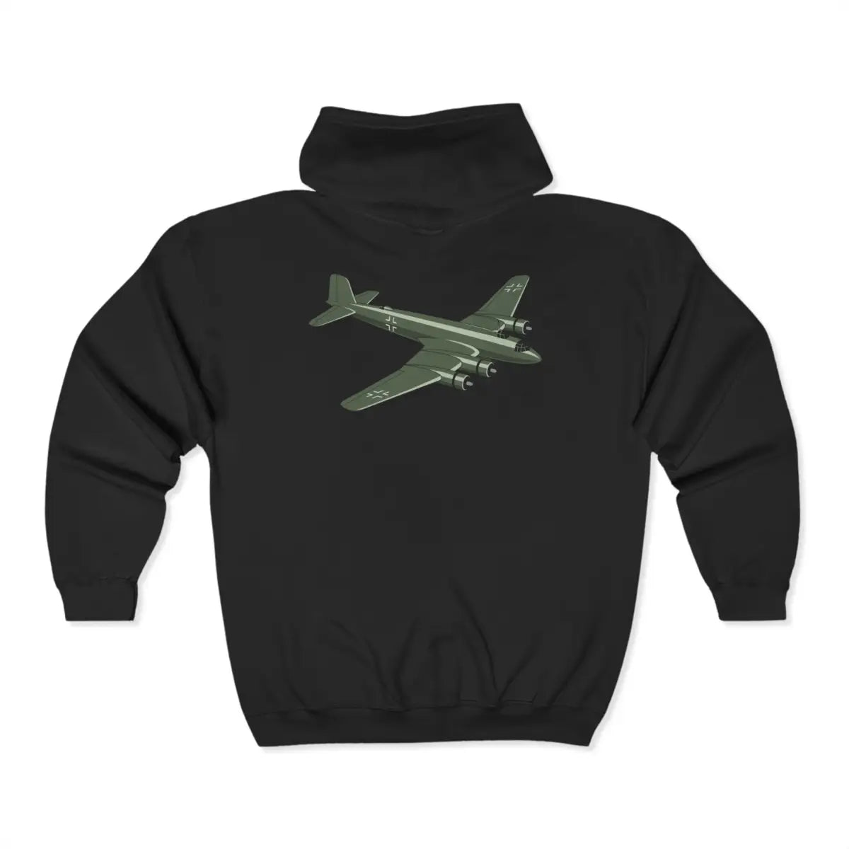 Focke-Wulf 200 Condor - Luftwaffe - Full Zip Hoodie - Pilot gifts - WWII warbird t-shirt