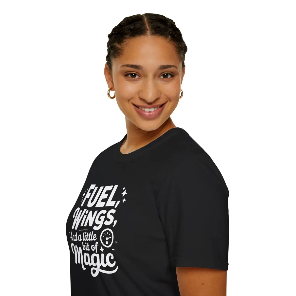Fuel Wings and a Little Magic - T-Shirt - Pilot gifts - WWII warbird t-shirt