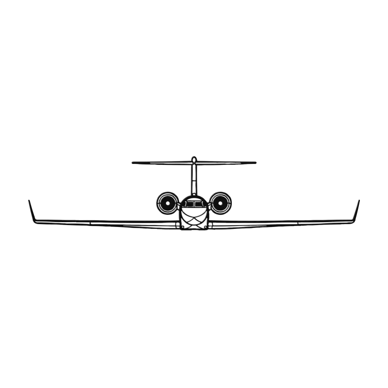 G650 Die Cut Metal Wall Art - Sign - Pilot gifts - WWII warbird t-shirt