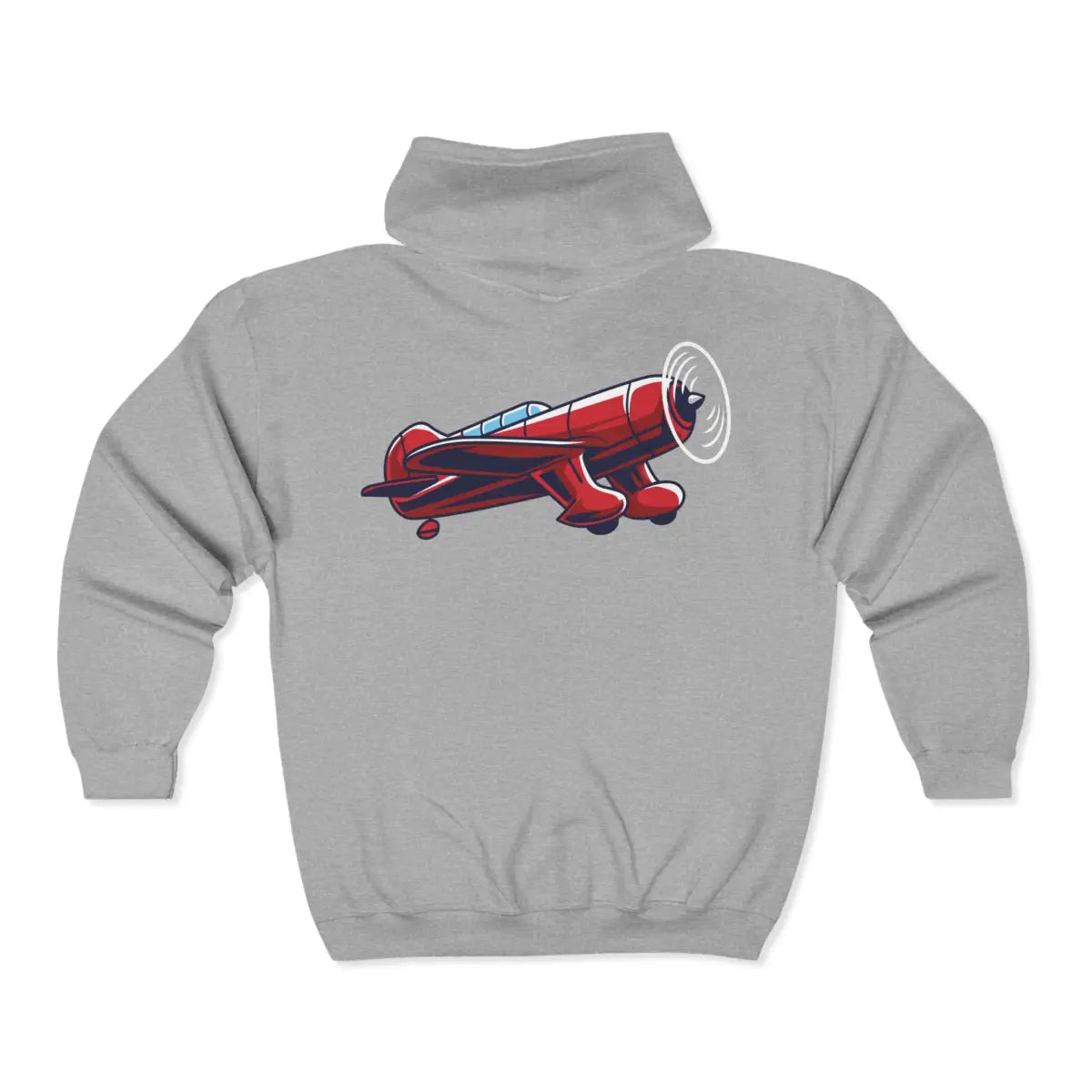 GeeBee Full Zip Hoodie - Pilot gifts - WWII warbird t-shirt