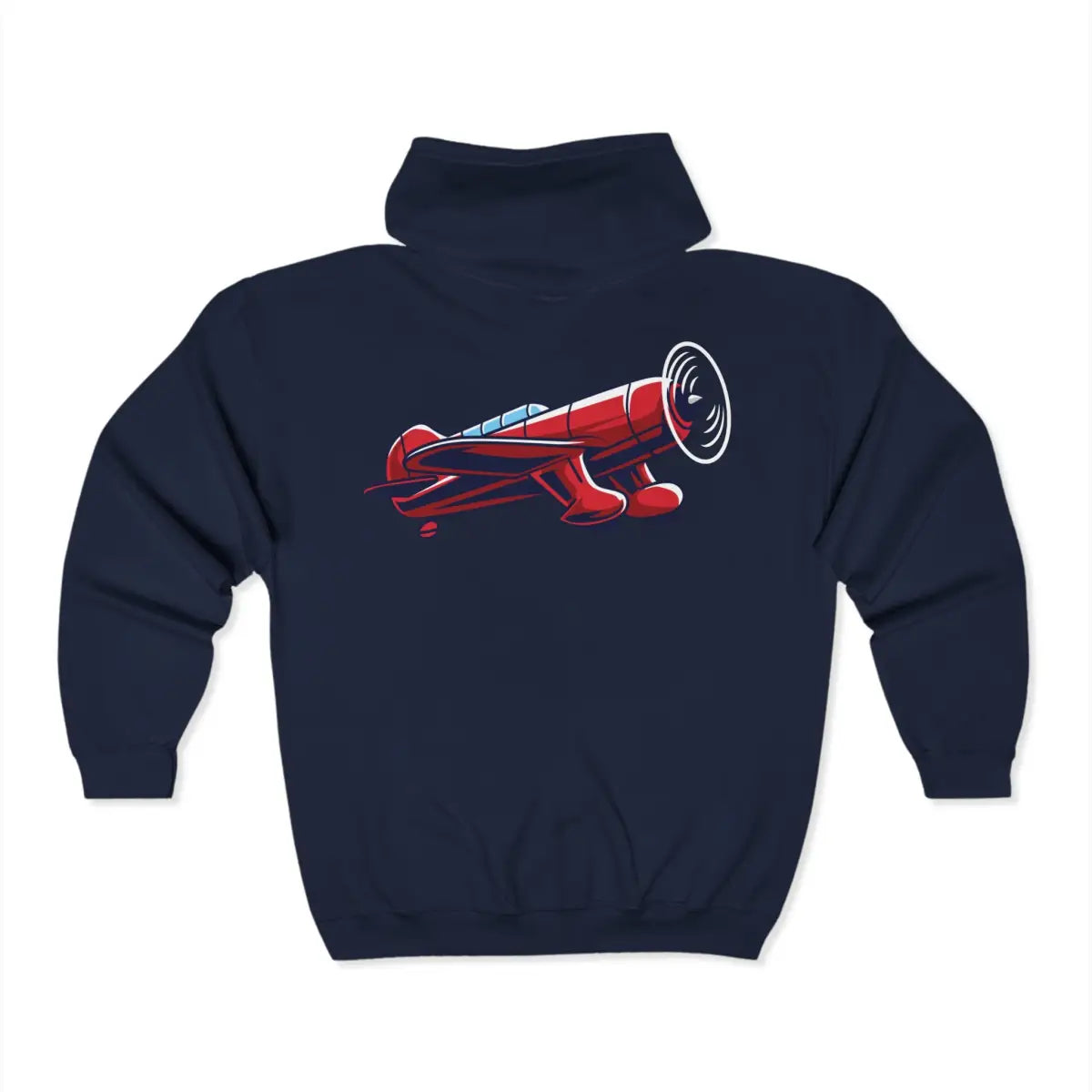 GeeBee Full Zip Hoodie - Pilot gifts - WWII warbird t-shirt
