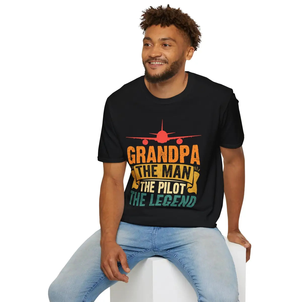 Grandpa the Pilot - T-Shirt - gifts - WWII warbird t-shirt