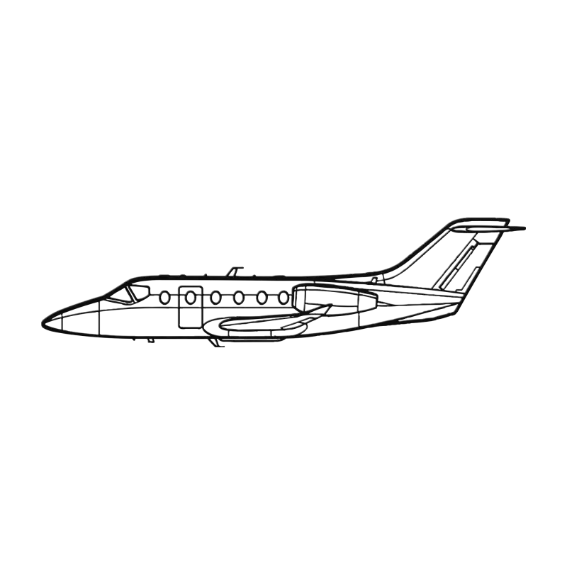 Hawker 400 Die Cut Metal Wall Art - Sign - Pilot gifts - WWII warbird t-shirt