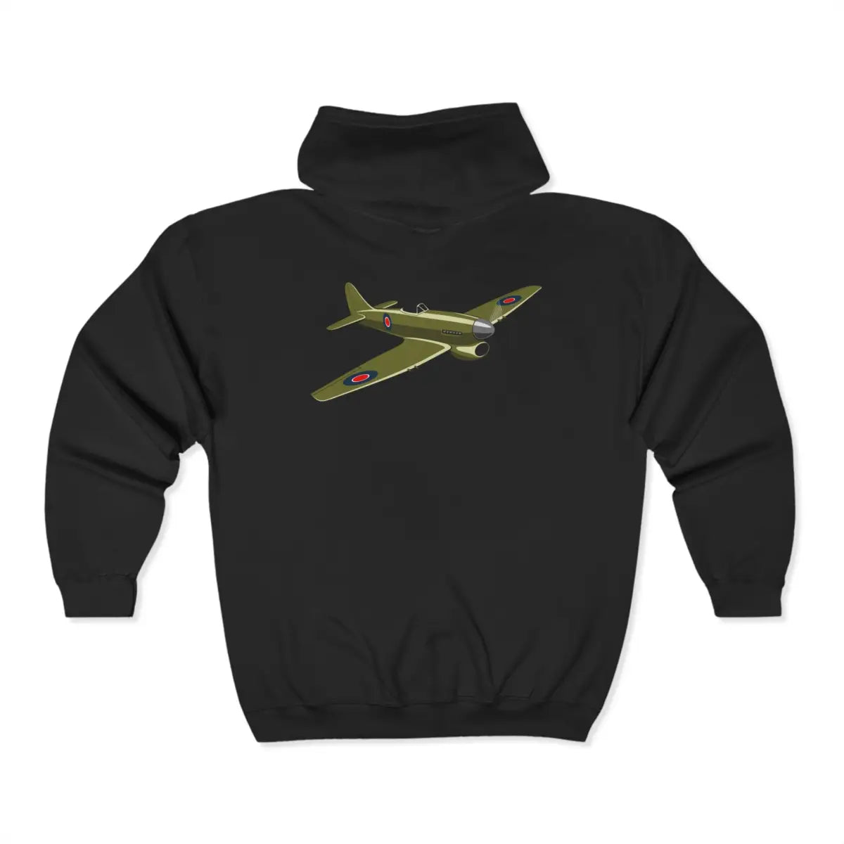 Hawker Typhoon Full Zip Hoodie - Pilot gifts - WWII warbird t-shirt