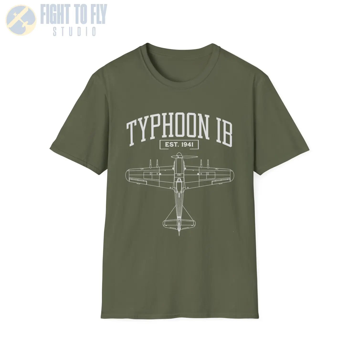 Hawker Typhoon Mk. Ib - T-Shirt - Pilot gifts - WWII warbird t-shirt