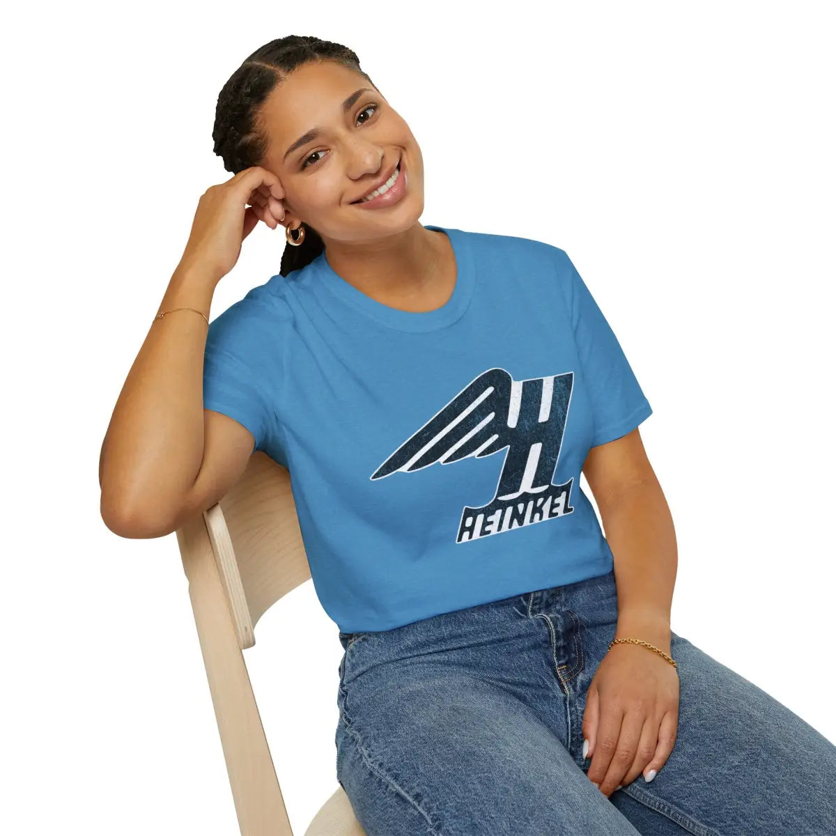 Heinkel Vintage Logo Tee - T-Shirt - Pilot gifts - WWII warbird t-shirt