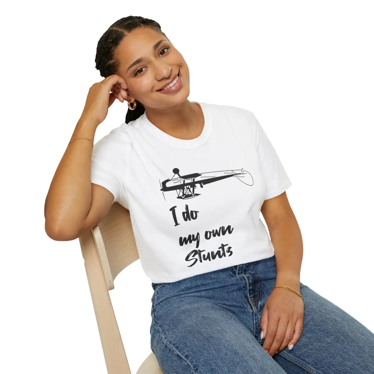 I Do My Own Stunts - Tee - T-Shirt - Pilot gifts - WWII warbird t-shirt