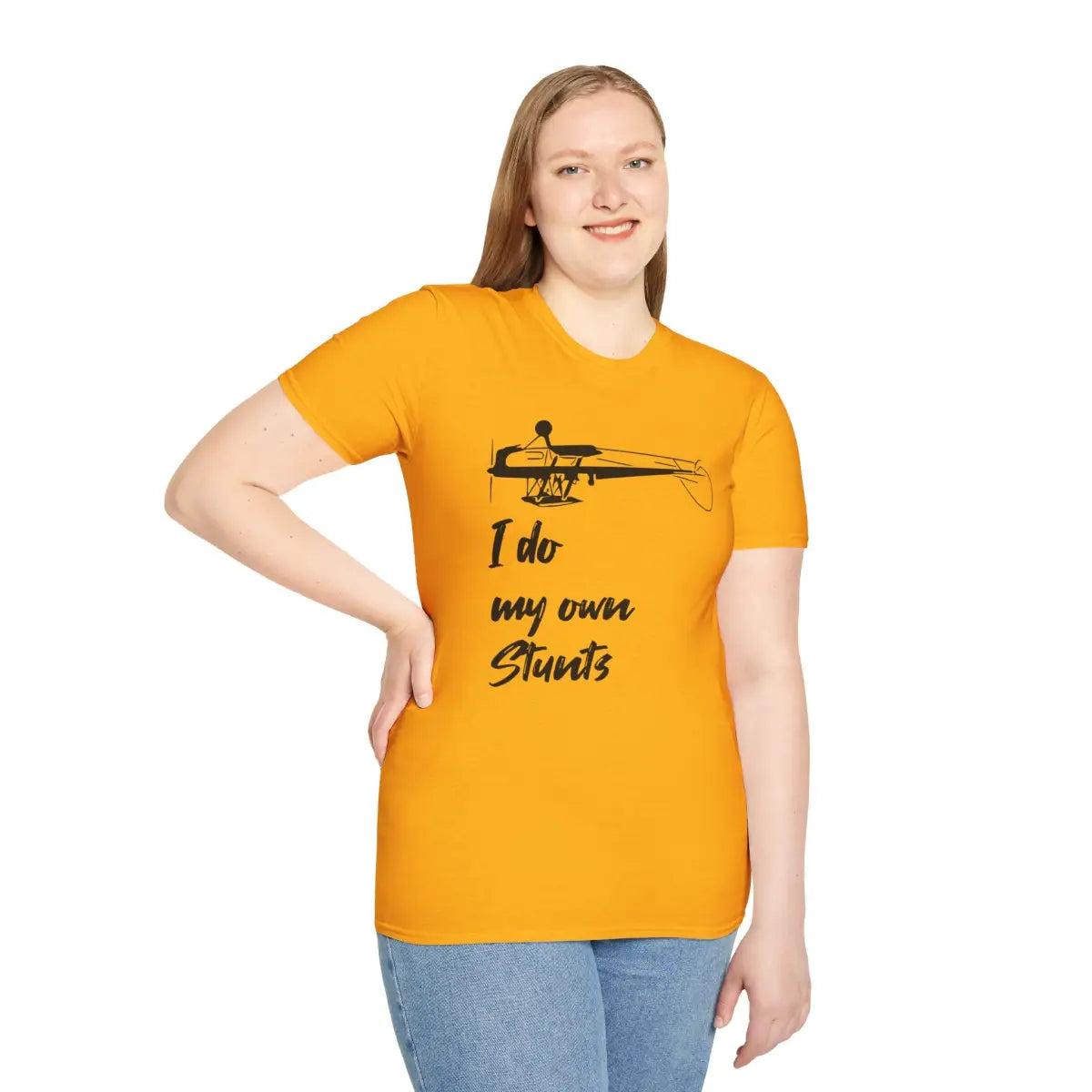 I Do My Own Stunts - Tee - T-Shirt - Pilot gifts - WWII warbird t-shirt
