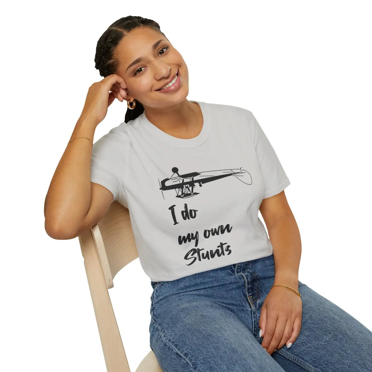 I Do My Own Stunts - Tee - T-Shirt - Pilot gifts - WWII warbird t-shirt