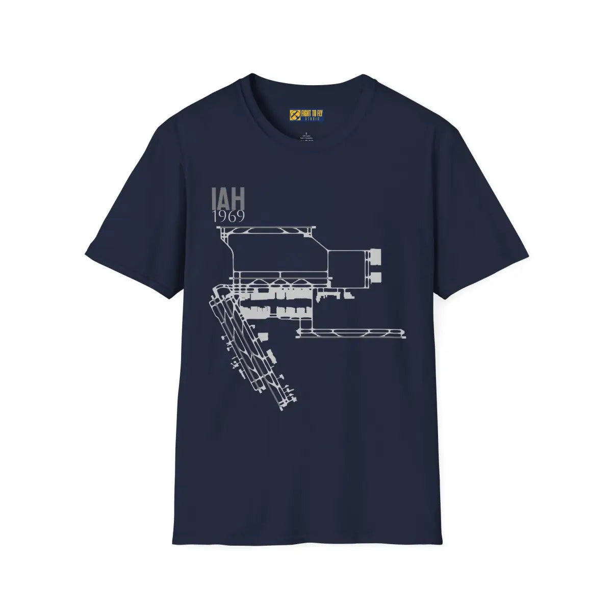 IAH George Bush Intercontinental 1969 - Tee - T-Shirt - Gifts for pilots - Aviation apparel