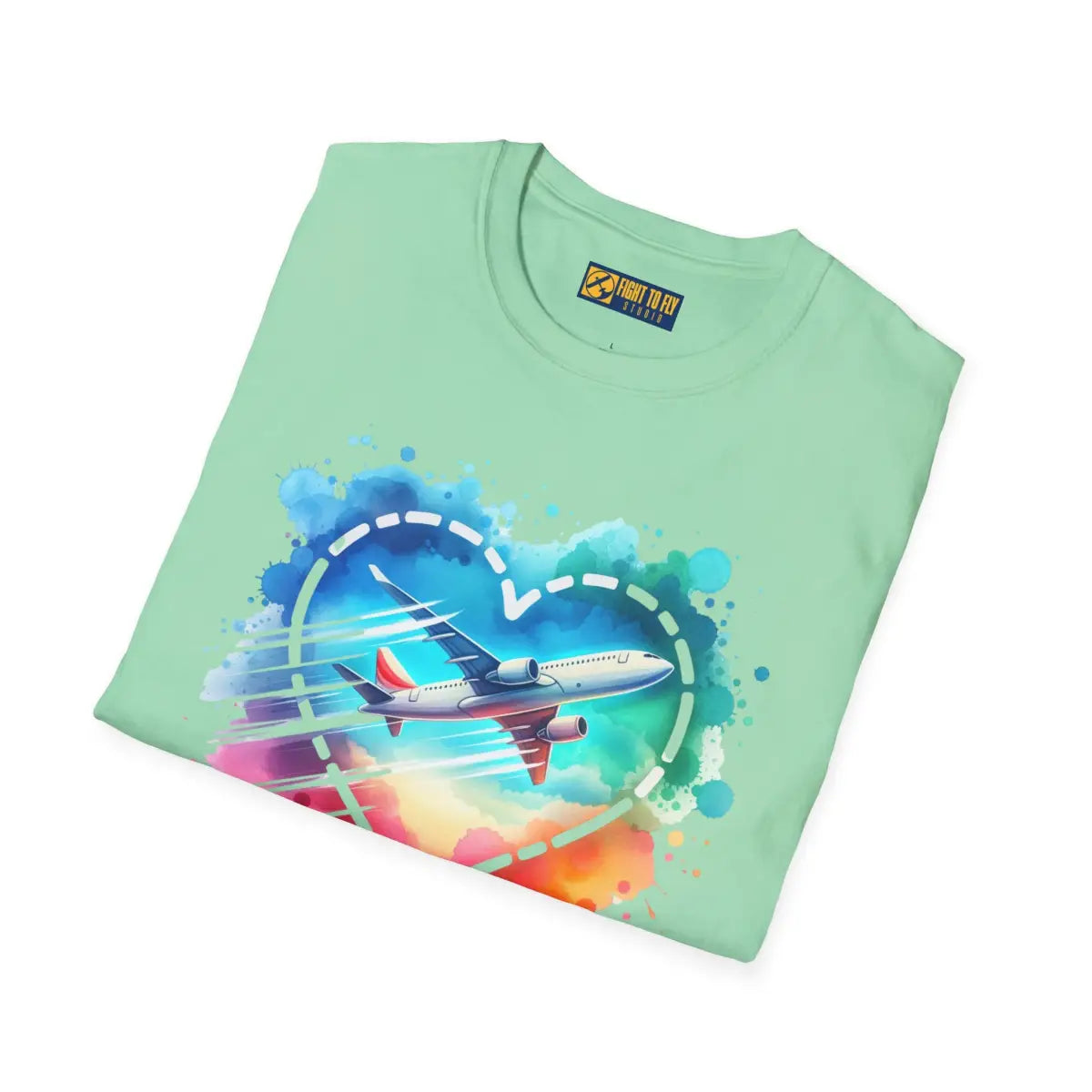 Jet-Set Heart - Tee - T-Shirt - Pilot gifts - WWII warbird t-shirt